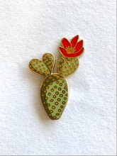 Load image into Gallery viewer, Cactus Flower Lapel Pin Badge